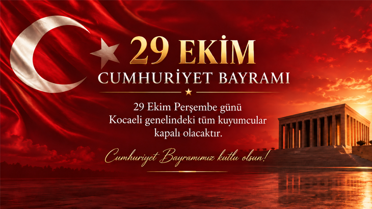 29 EKİM CUMHURİYET BAYRAMINDA KUYUMCULAR KAPALI